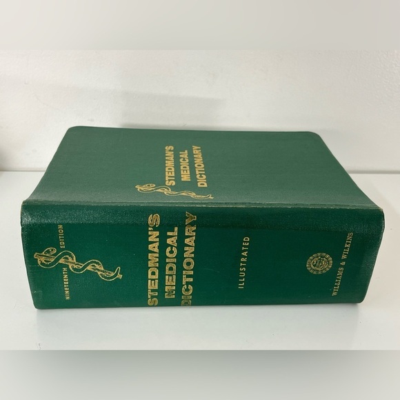 STEDMAN'S MEDICAL DICTIONARY 1957 Williams & Wilkins 19th Revised Edition Good - Picture 3 of 10